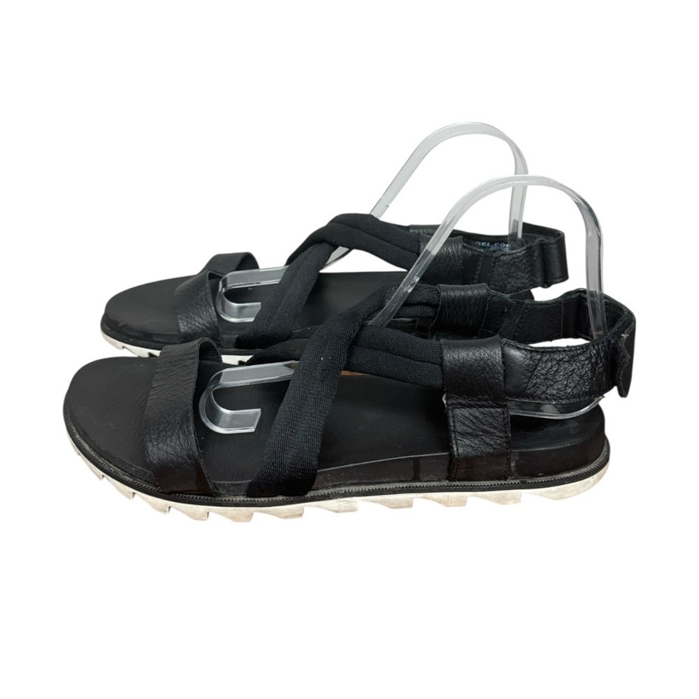 Sorel Roaming Decon Black Strappy Sandals Size 10
